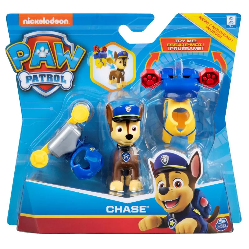 PATRULA CATELUSILOR FIGURINA DE ACTIUNE CHASE CU 2 UNIFORME