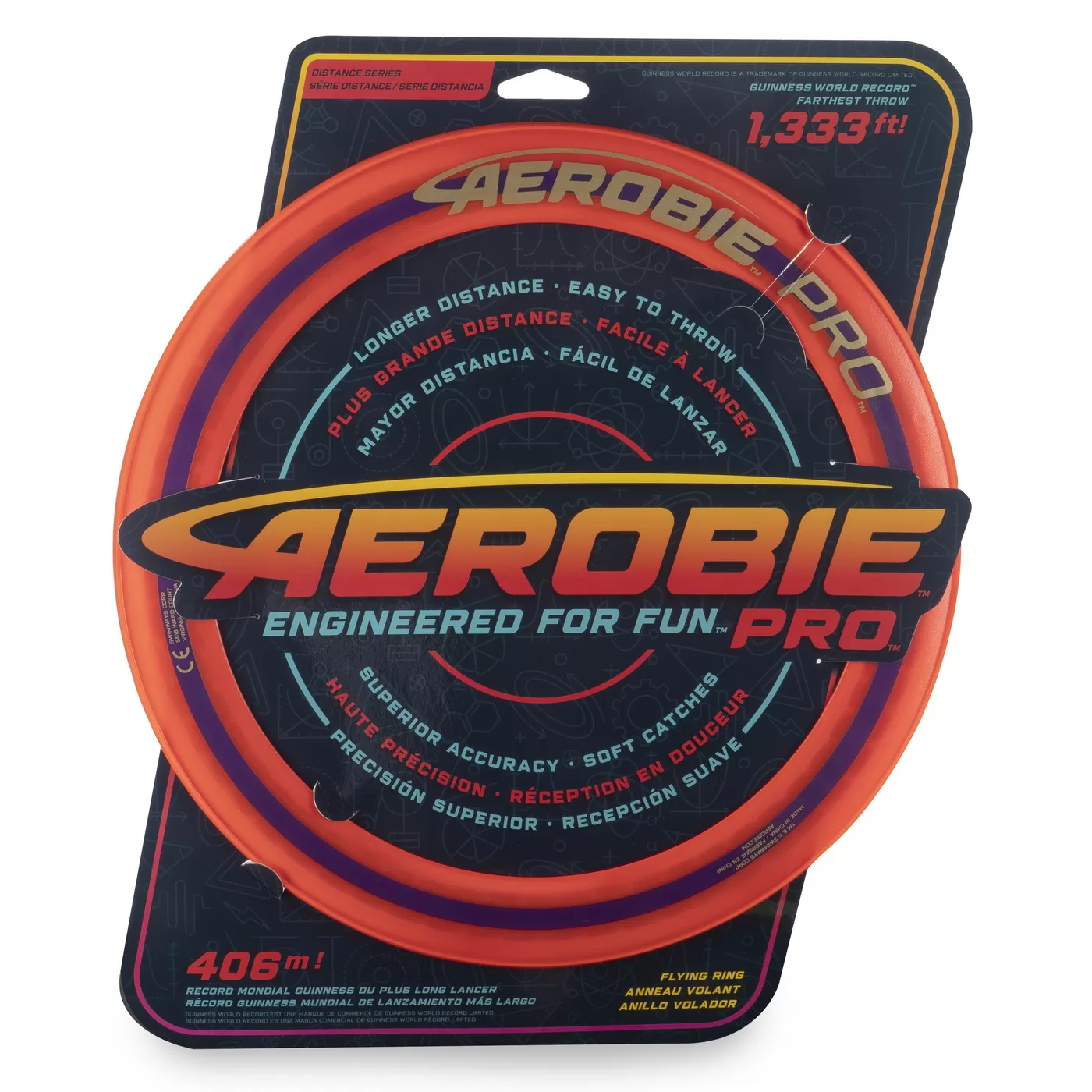 SWIMWAYS AEROBIE PRO DISC ZBURATOR PORTOCALIU RECORD MONDIAL 406 METRI