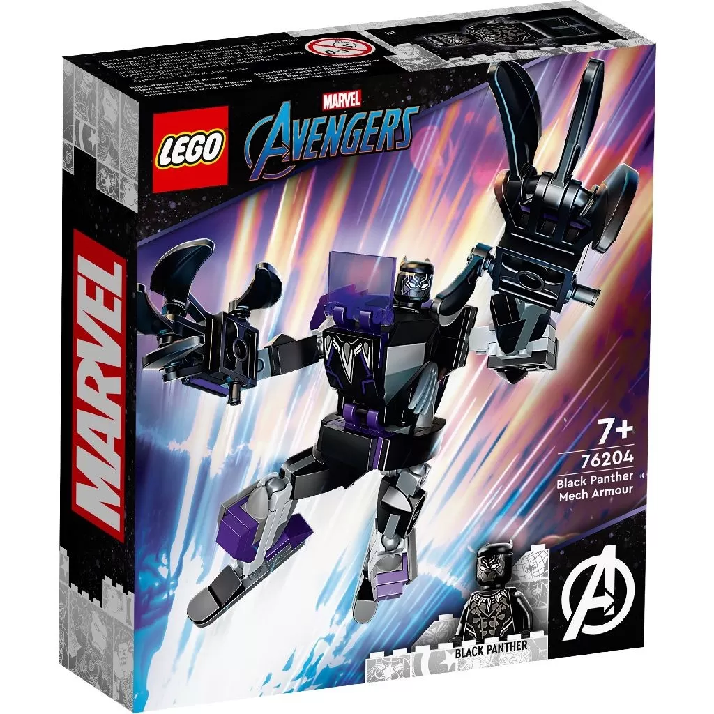 LEGO SUPER HEROES ARMURA DE ROBOT A LUI BLACK PANTHER 76204