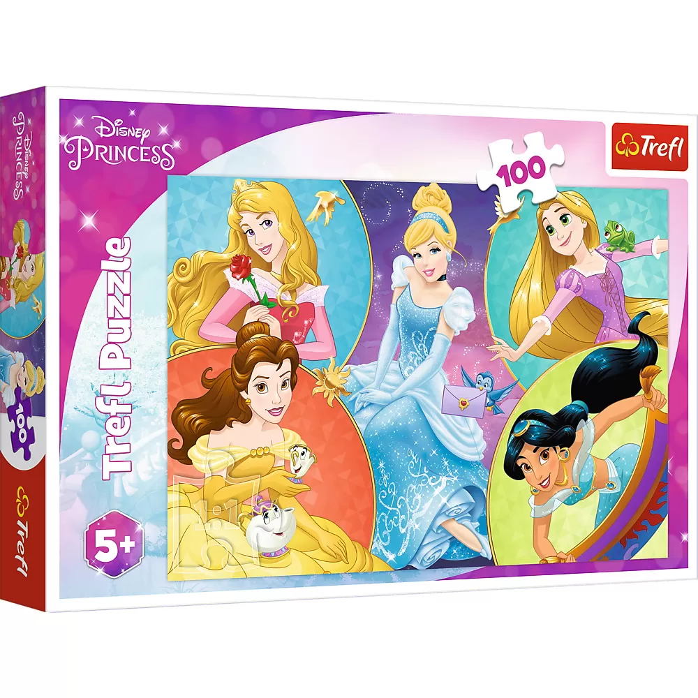 PUZZLE TREFL 100 DISNEY PRINCESS – INTALNITI PRINȚESA DULCE