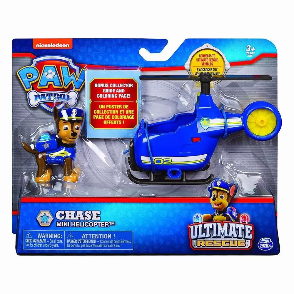 PATRULA CATELUSILOR VEHICULE CU FIGURINE ULTIMATE RESCUE CHASE