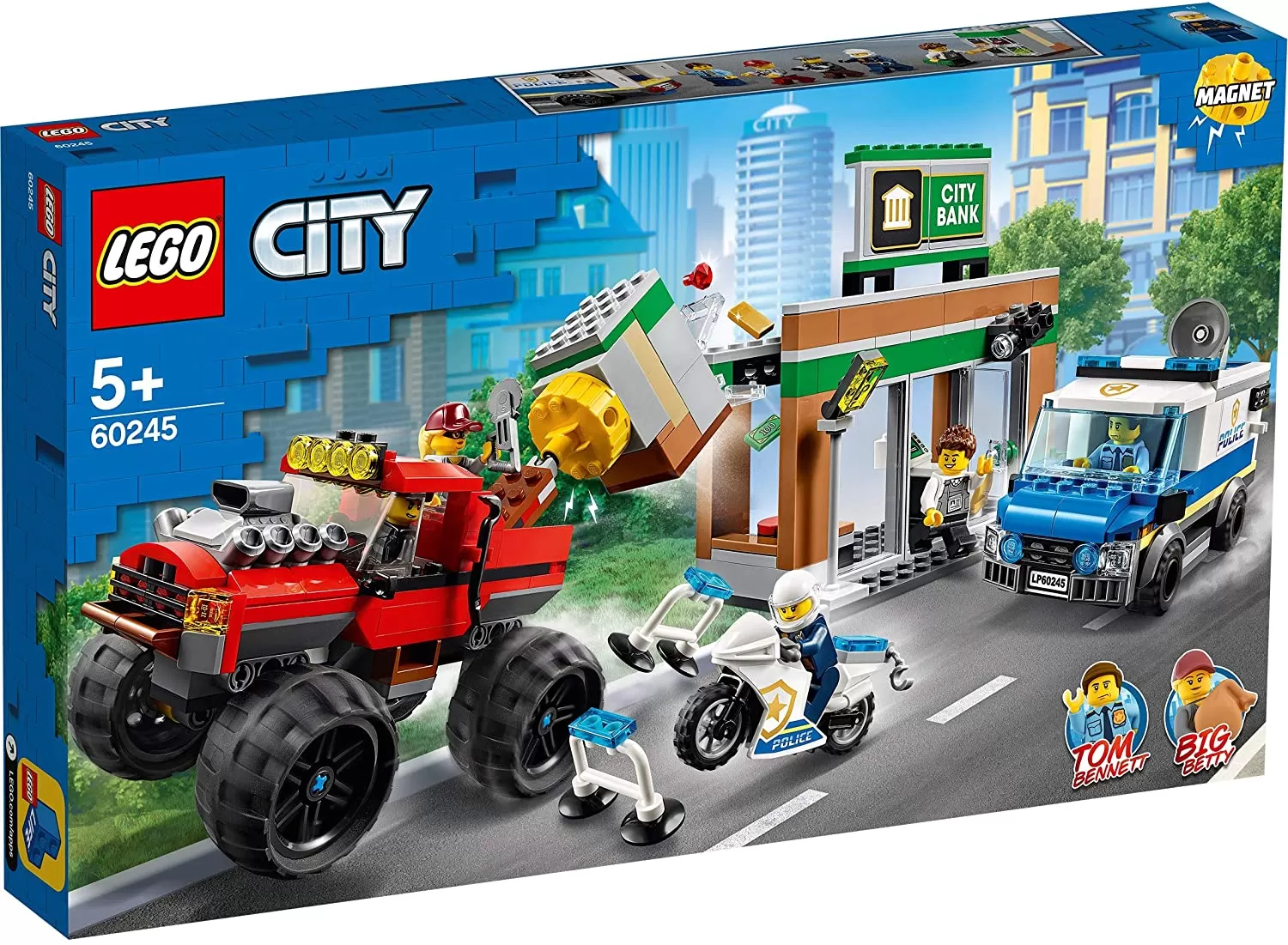 LEGO CITY CAMIONUL GIGANT DE POLITIE SI ATACUL ARMAT 60245