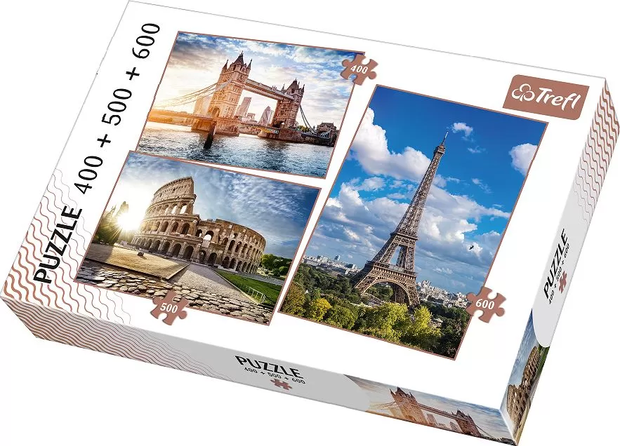 PUZZLE TREFL 400 500 600 ARHITECTURA EUROPEANA