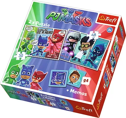 PUZZLE TREFL 2IN1 MEMO LUPTATORII NOPTII