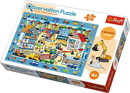 PUZZLE TREFL 70 DE OBSERVATIE PE SANTIER