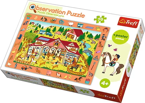 PUZZLE TREFL 70 DE OBSERVATIE IN VIZITA LA GRAJDURI