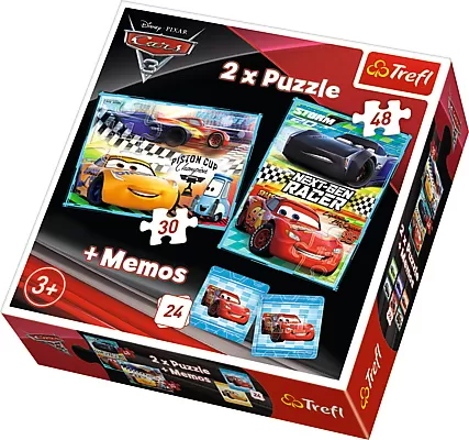 PUZZLE TREFL 2IN1 MEMO CURSA