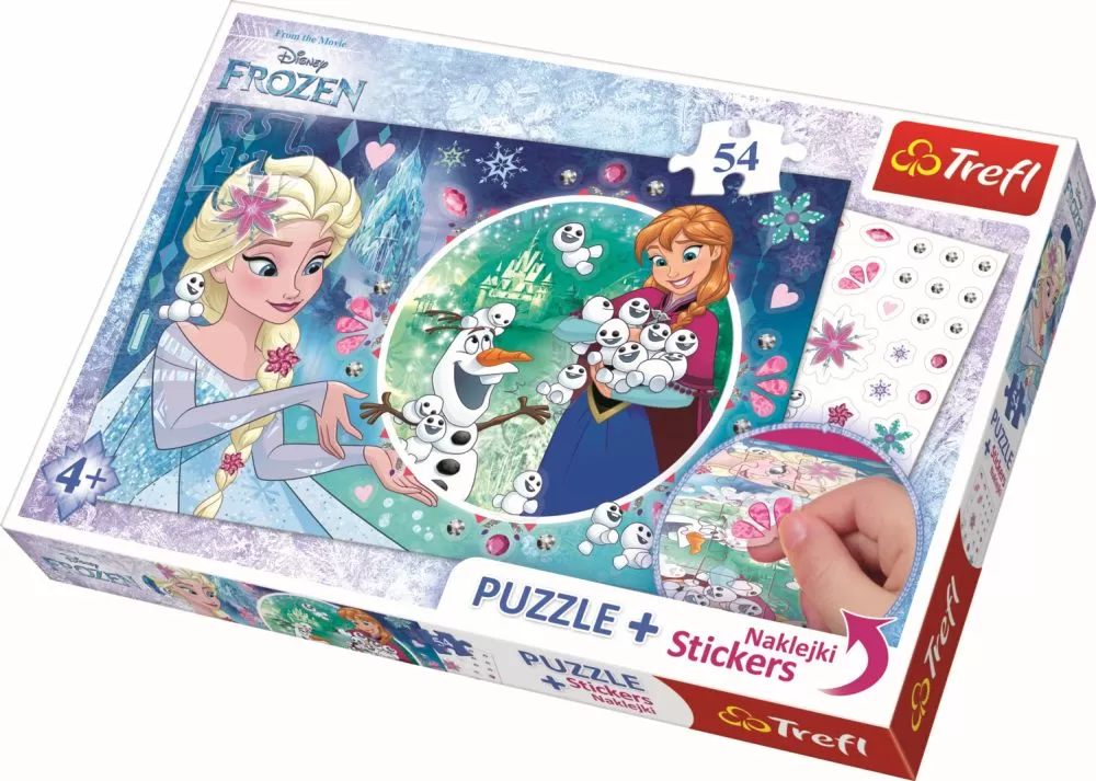 PUZZLE TREFL 54 PIESE CU ABTIBILDE