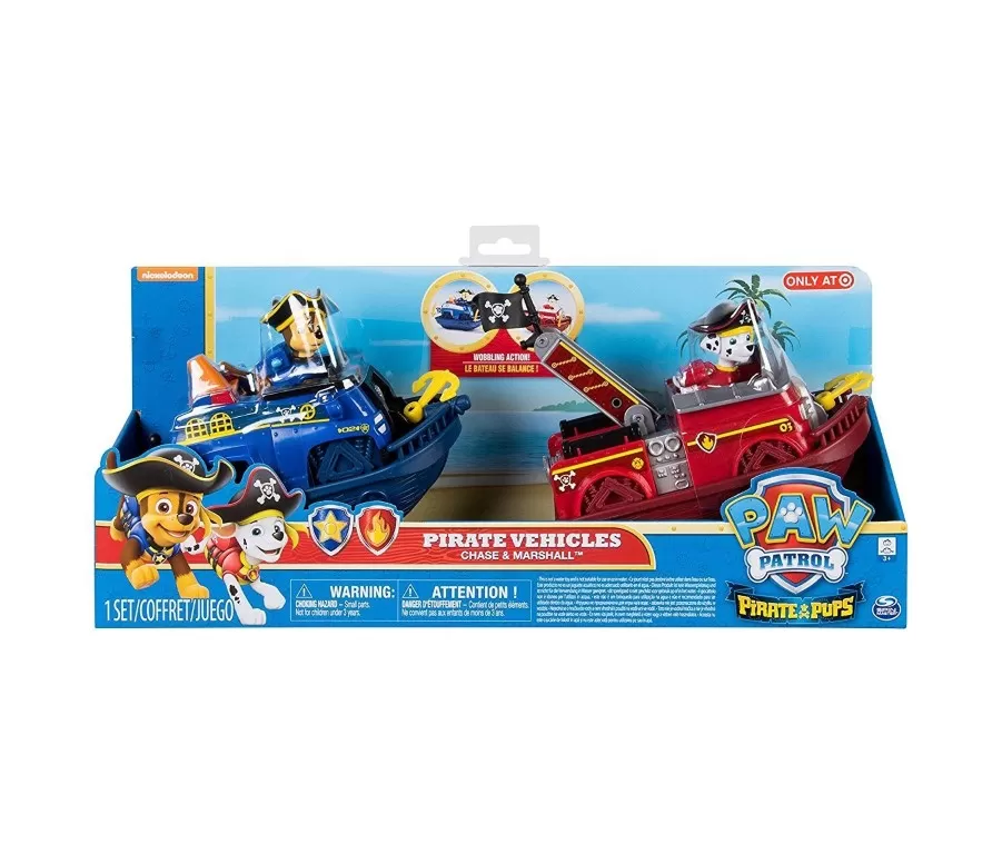 PATRULA CATELUSILOR SET 2 VEHICULE SI FIGURINE