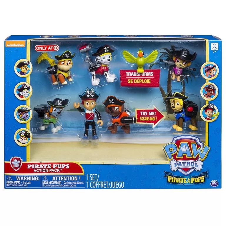 PATRULA CATELUSILOR SET COMPLET CU FIGURINE