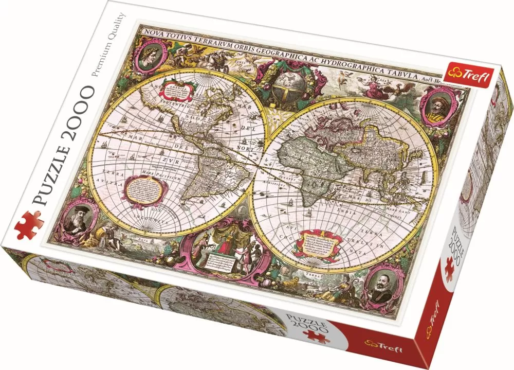 PUZZLE TREFL 2000 HARTA NOUA A MAPAMONDULUI