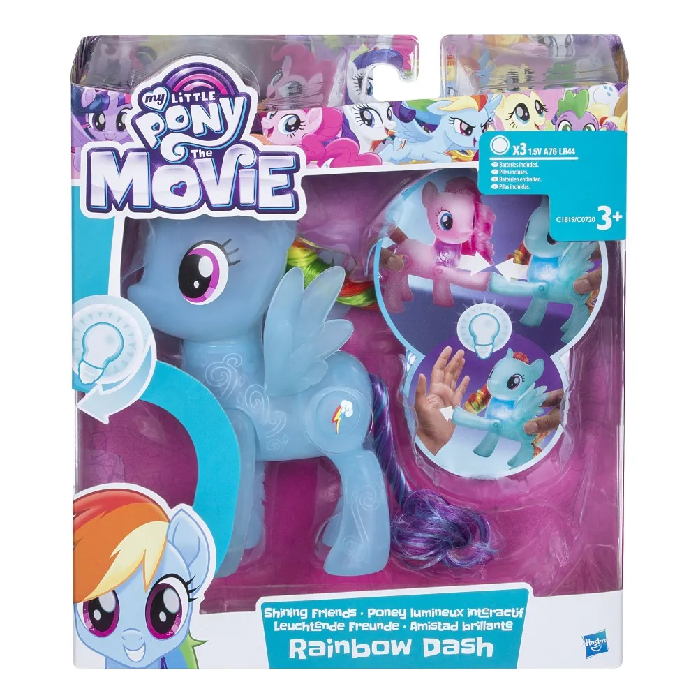 MLP PONEI RAINBOW DASH LUMINEAZA