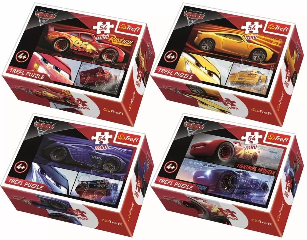 PUZZLE TREFL MINI 54 CARS PORTRET DE CASTIGATOR