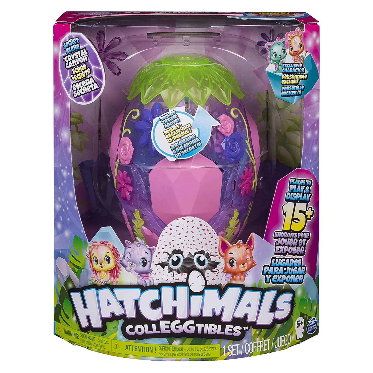 HATCHIMALS SCENA SECRETA CANIONUL DE CRISTAL