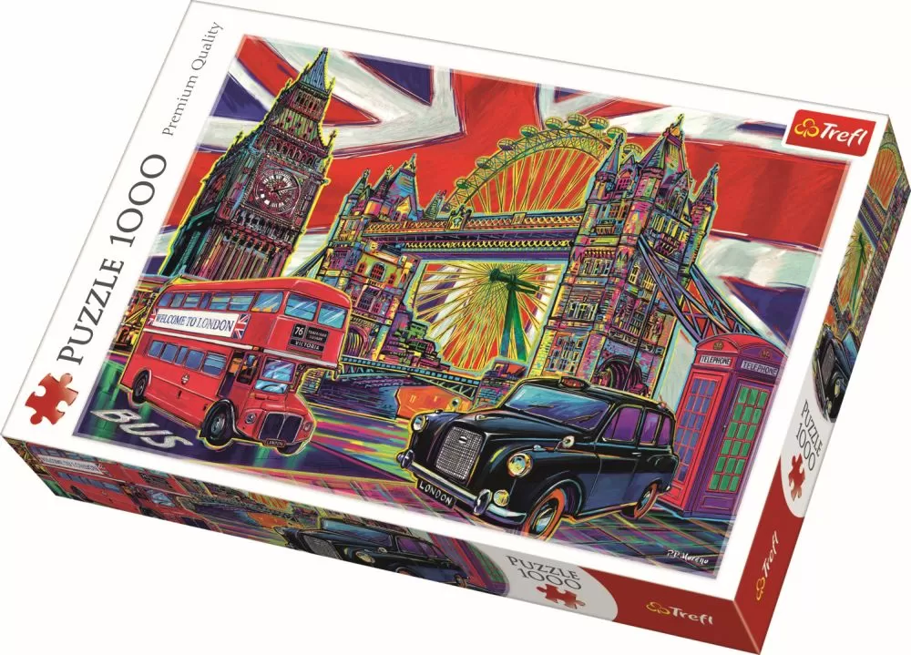 PUZZLE TREFL 1000 LONDRA IN CULORI