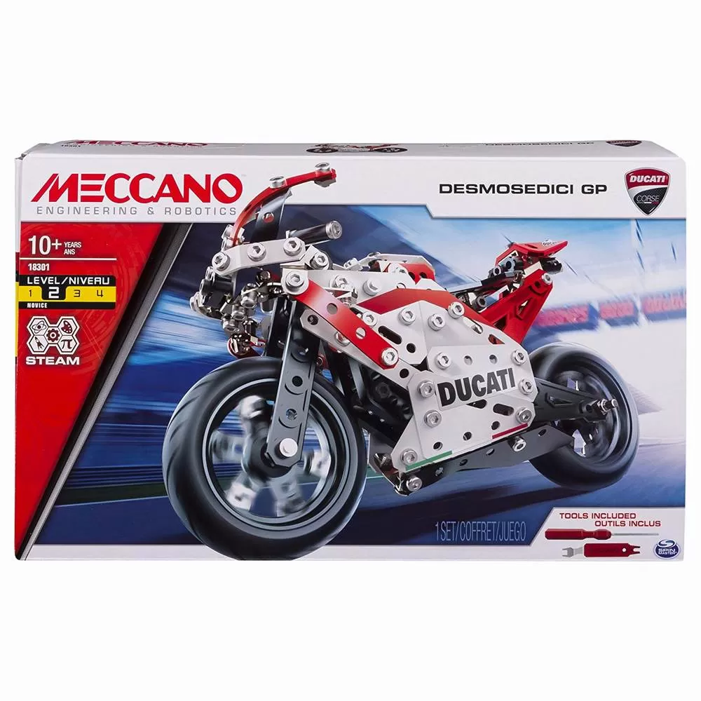MECCANO DUCATI MOTO GP CU SUSPENSIE