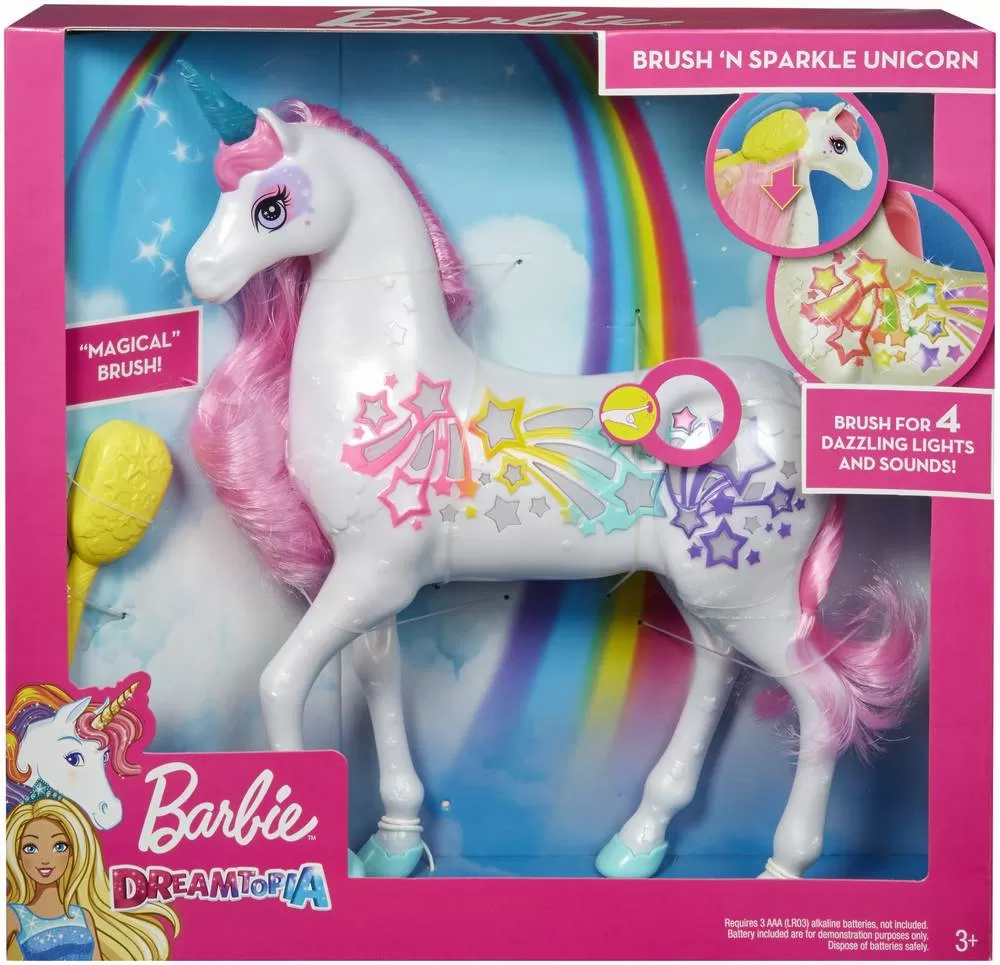 BARBIE DREAMTOPIA UNICORN CU LUMINI SI SUNETE