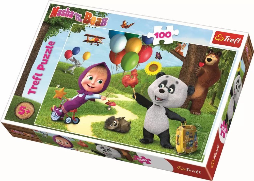 PUZZLE TREFL 100 MASHA SI PRIETENII