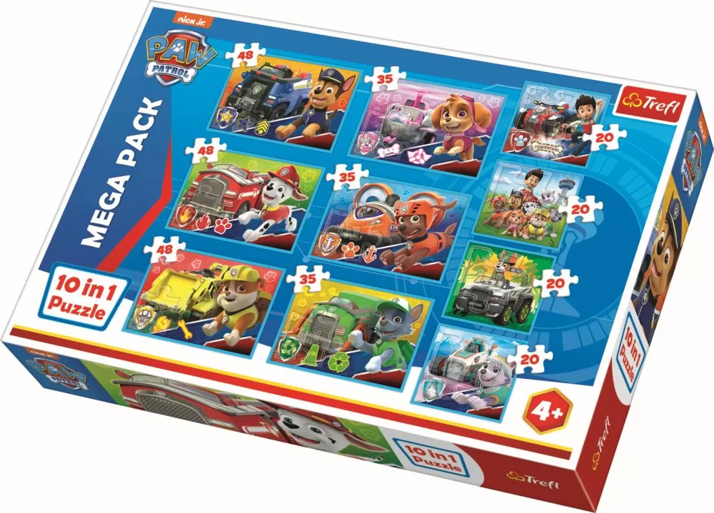 PUZZLE TREFL 10IN1 PATRULA CATELUSILOR
