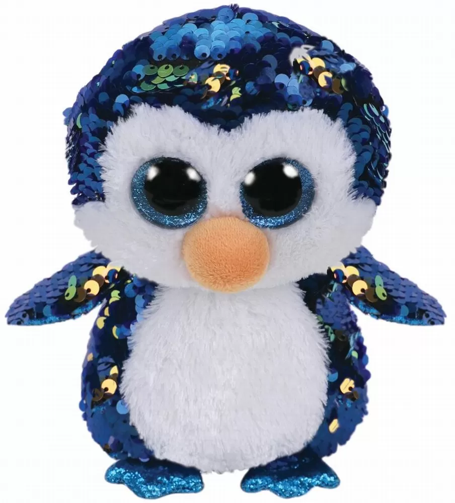 PLUS TY 24CM BOOS PINGUINUL PAYTON CU PAIETE