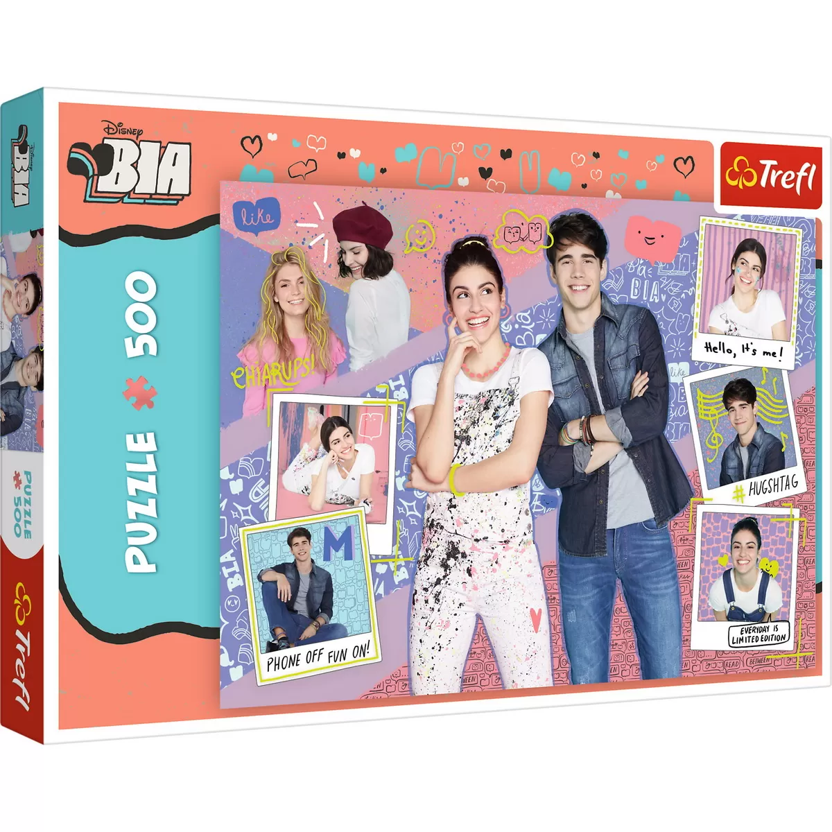 PUZZLE TREFL 500 BIA CU PRIETENII