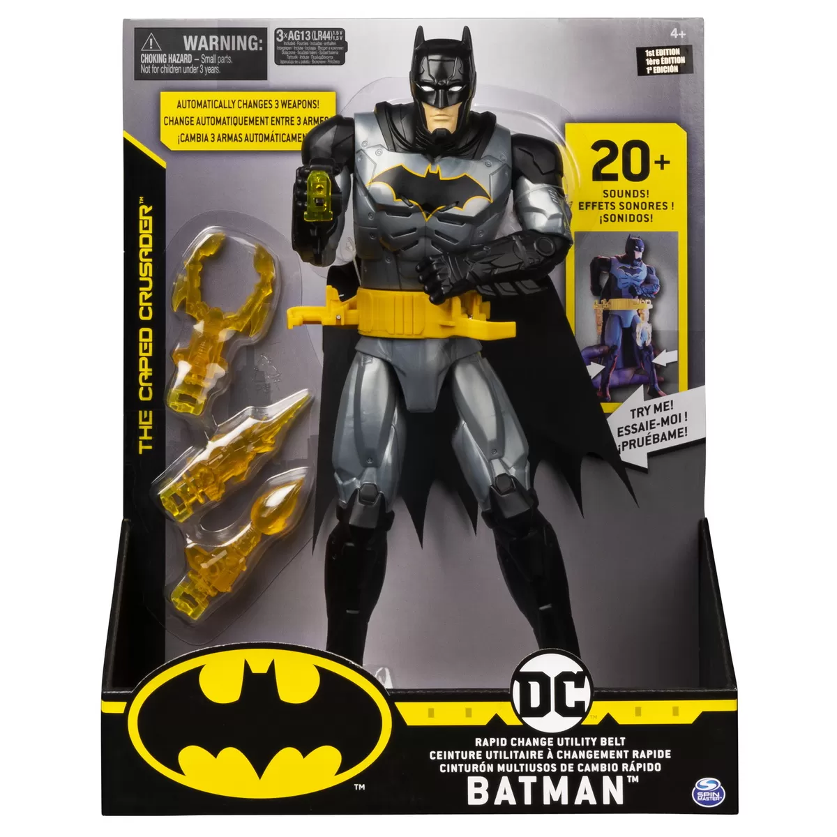BATMAN FIGURINA 29CM DELUXE CU ACCESORII SI FRAZE IN LIMBA ENGLEZA