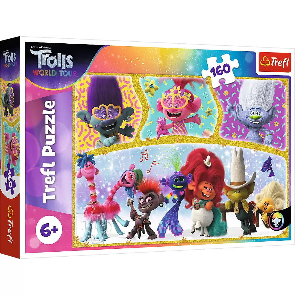 PUZZLE TREFL 160 LUMEA FERICITA A TROLILOR