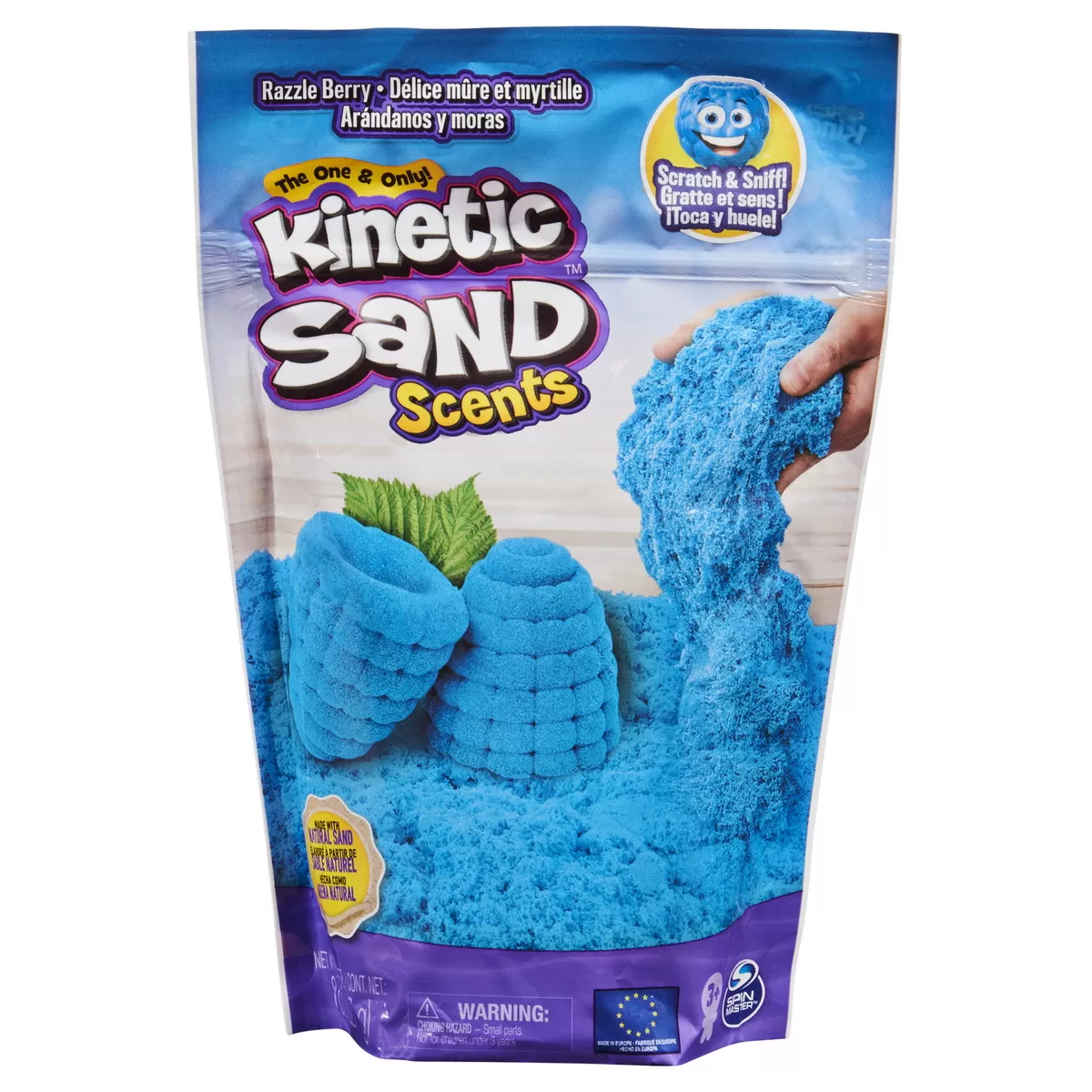 KINETIC SAND SET PARFUMAT ZMEURA