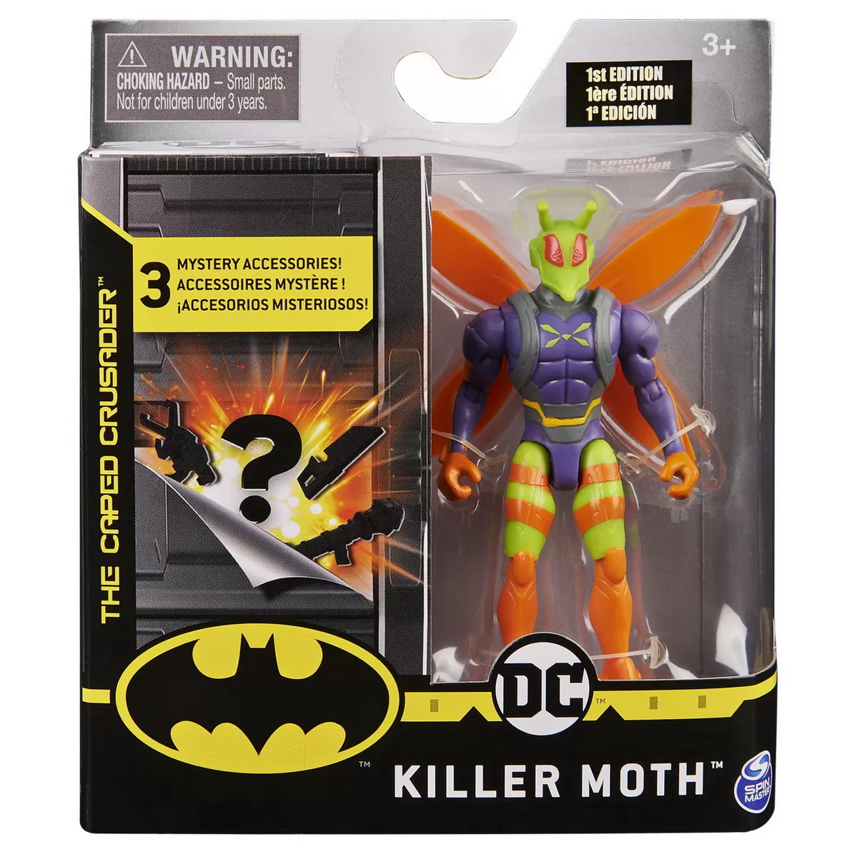 FIGURINA KILLER MOTH FLEXIBILA 10CM CU 3 ACCESORII SURPRIZA