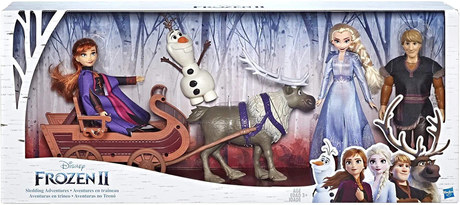 SET FROZEN2 CU SANIE SI PAPUSI