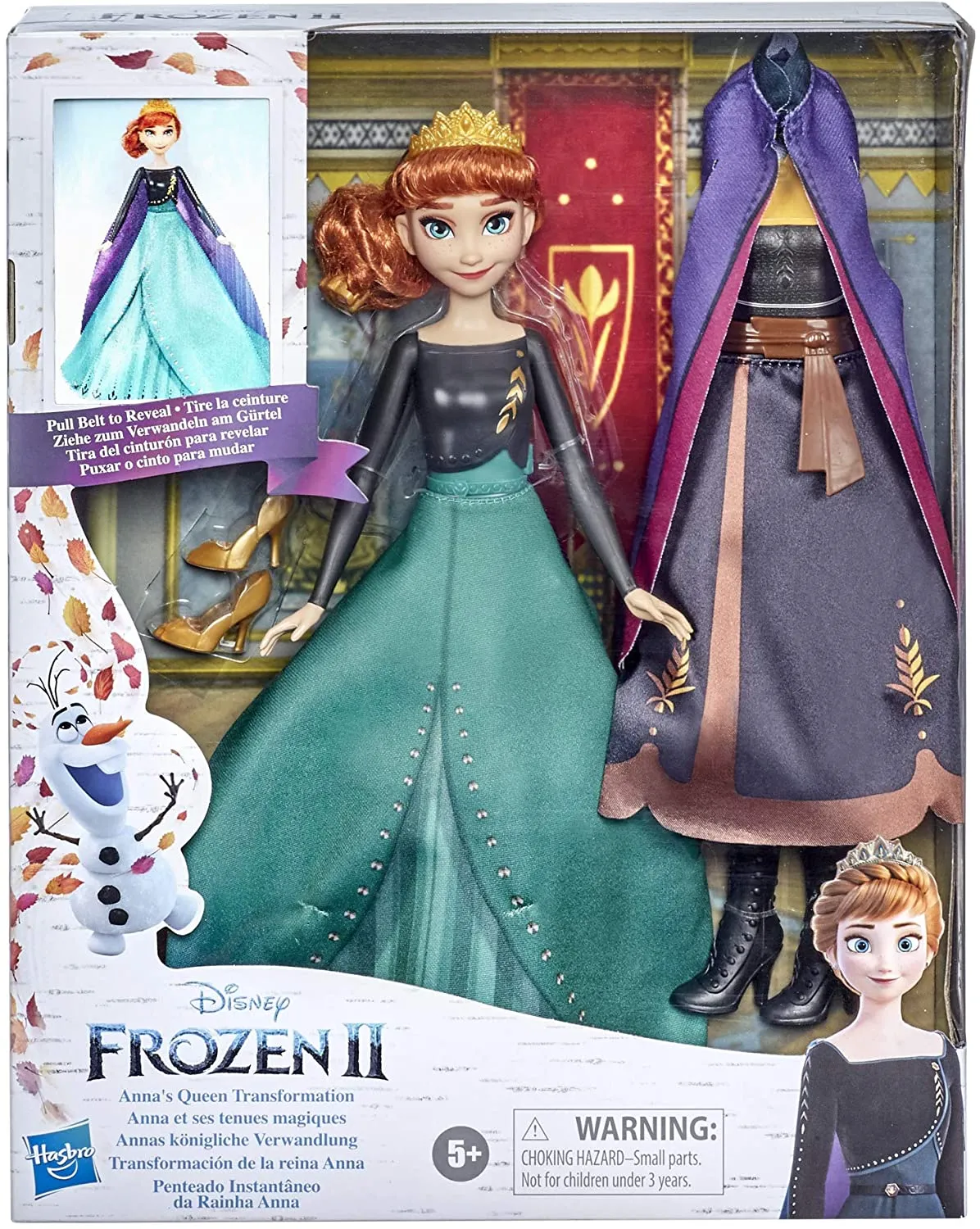 PAPUSA FROZEN2 ANNA TRANSFORMAREA FINALA