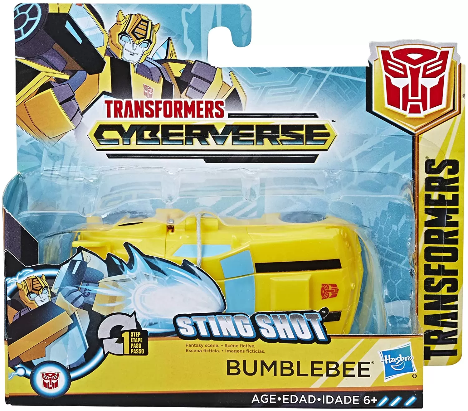 TRANSFORMERS ROBOT VEHICUL CYBERVERSE 1 STEP BUMBLEBEE