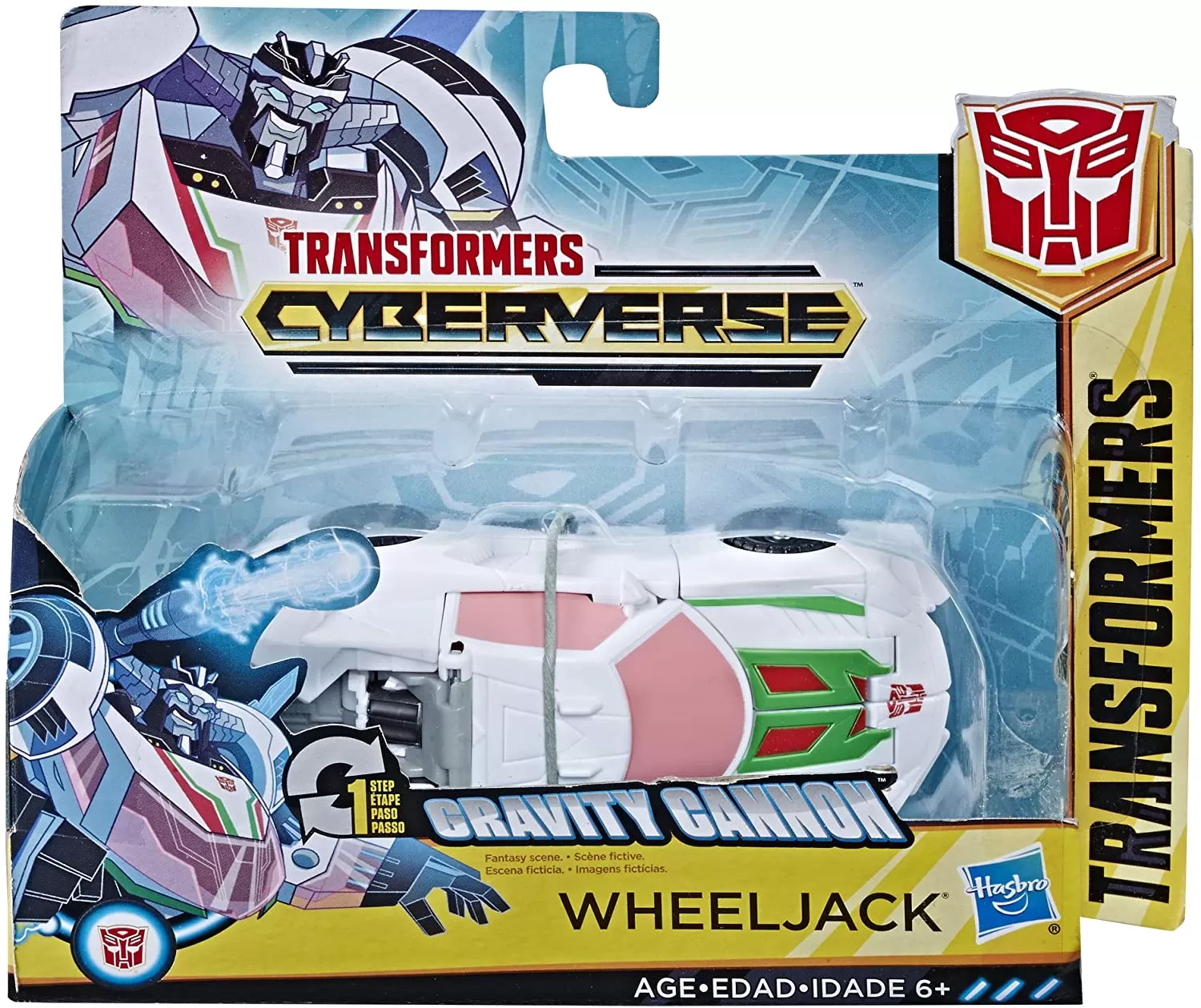 TRANSFORMERS ROBOT VEHICUL CYBERVERSE 1 STEP WHEELJACK