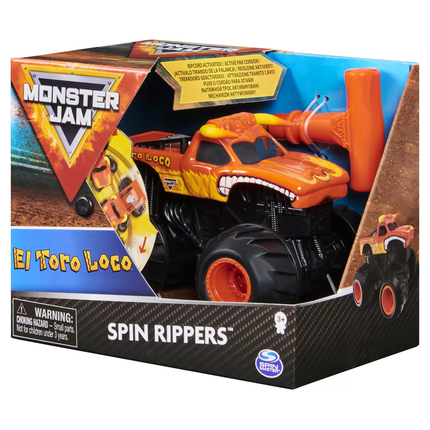 MONSTER JAM EL TORO LOCO SERIA SPIN RIPPERS SCARA 1 LA 43