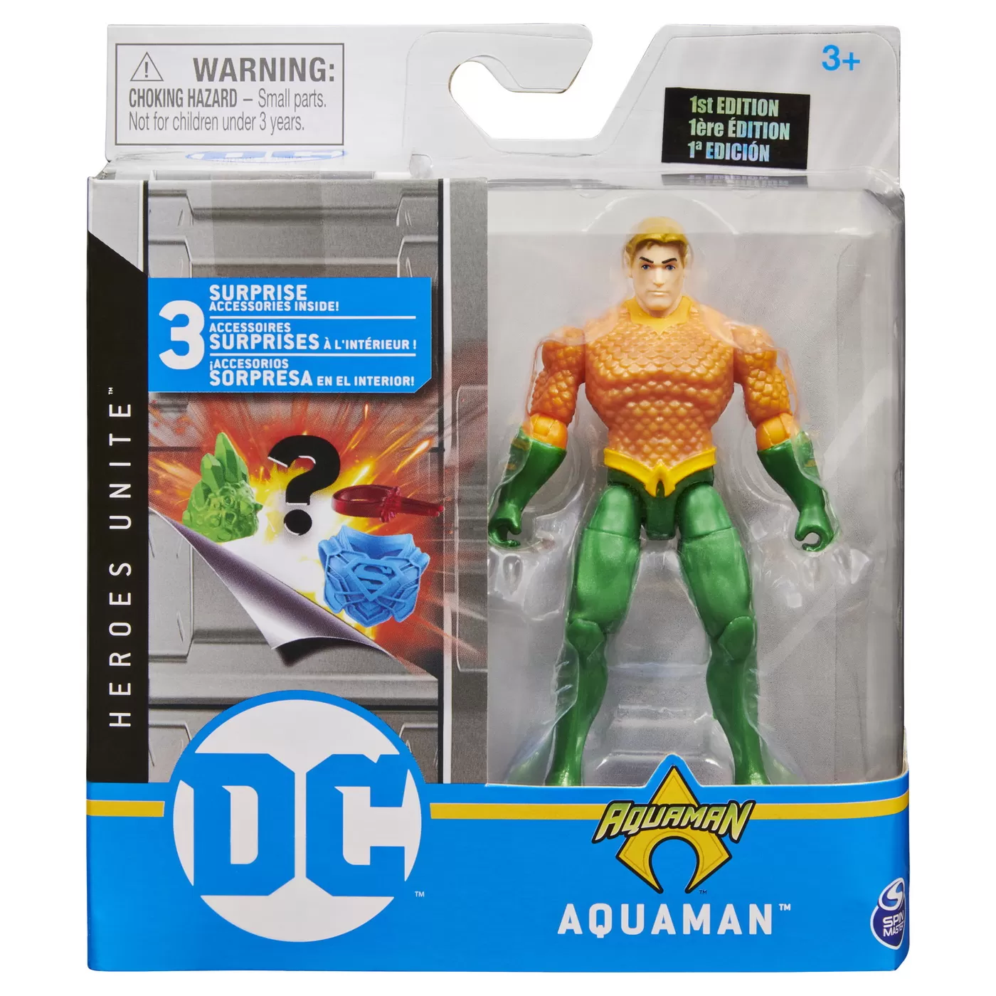 FIGURINA AQUAMAN 10CM ARTICULATA CU ACCESORII