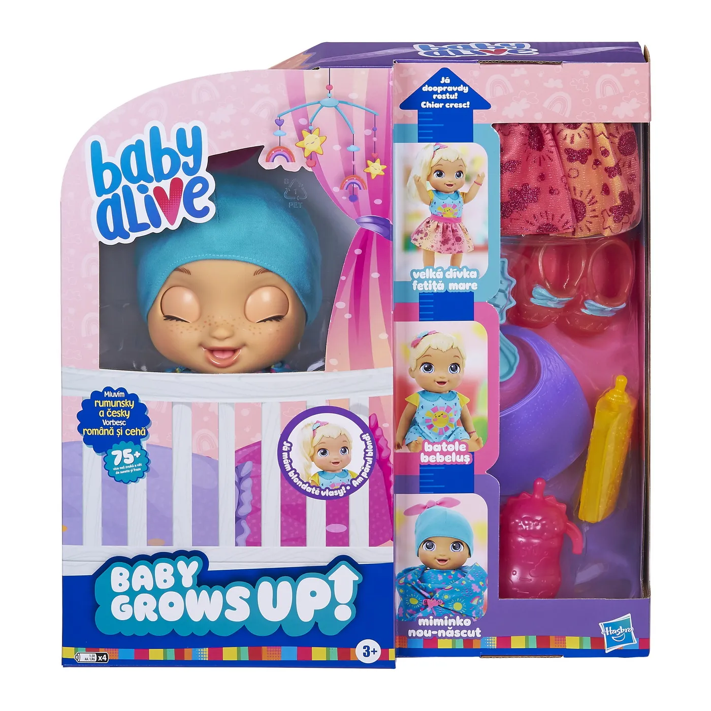 PAPUSA SURPRIZA BABY ALIVE CARE CHIAR CRESTE SI VORBESTE IN LIMBA ROMANA