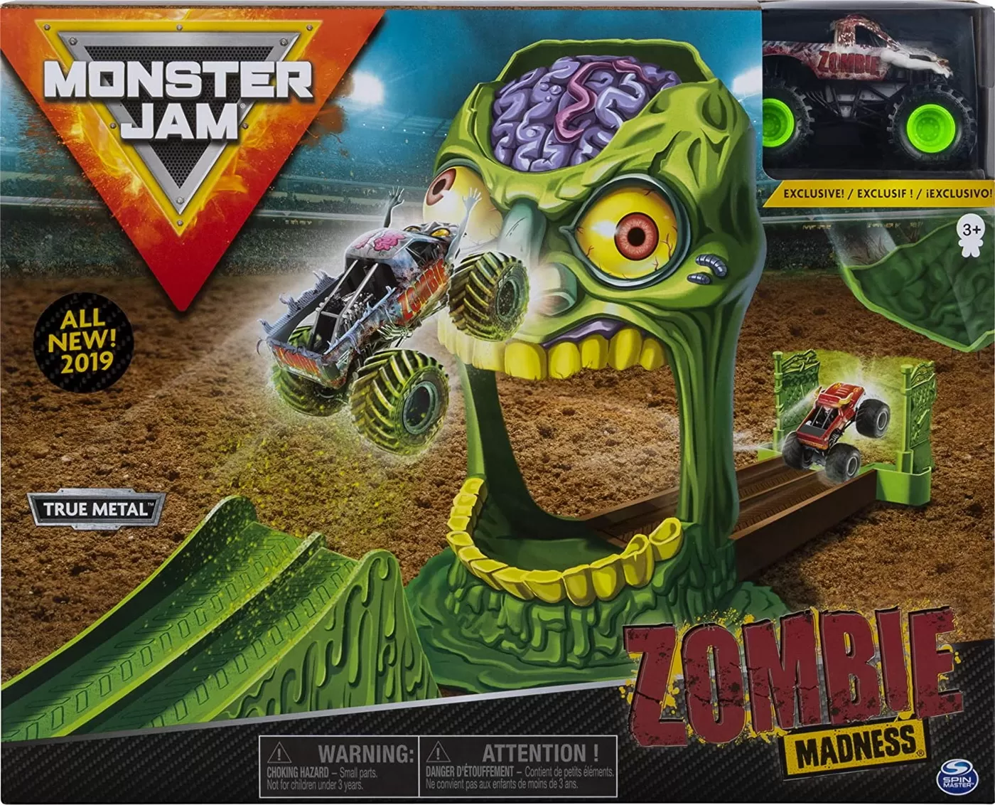 MONSTER JAM SET CASCADORII DOBOARA-L PE ZOMBIE