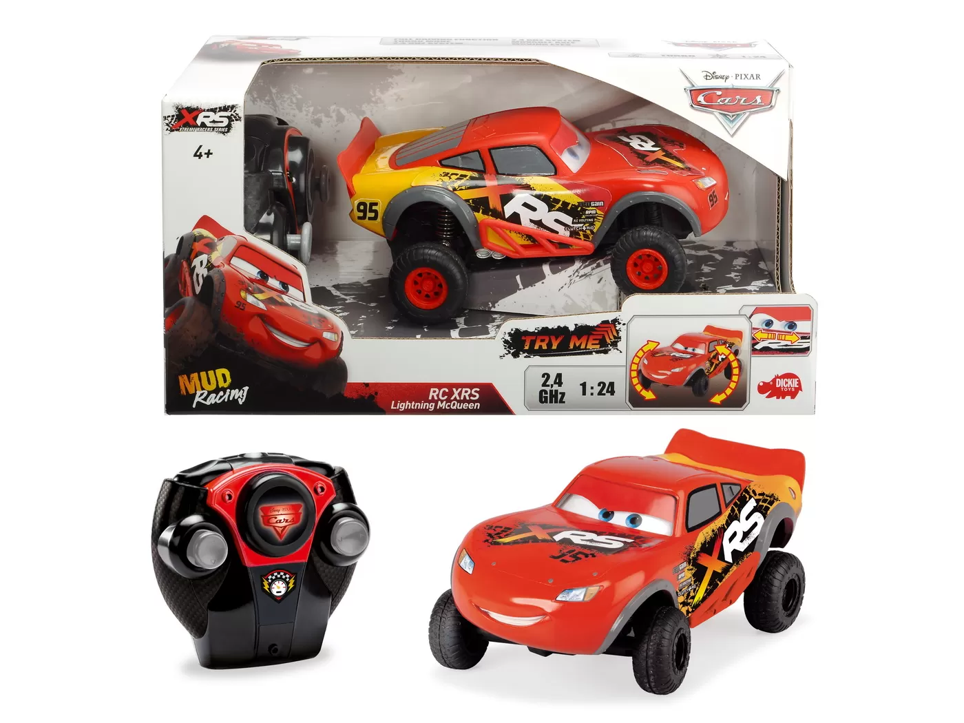 MASINUTA RADIOCOMANDATA CARS FULGER MCQUEEN XRS