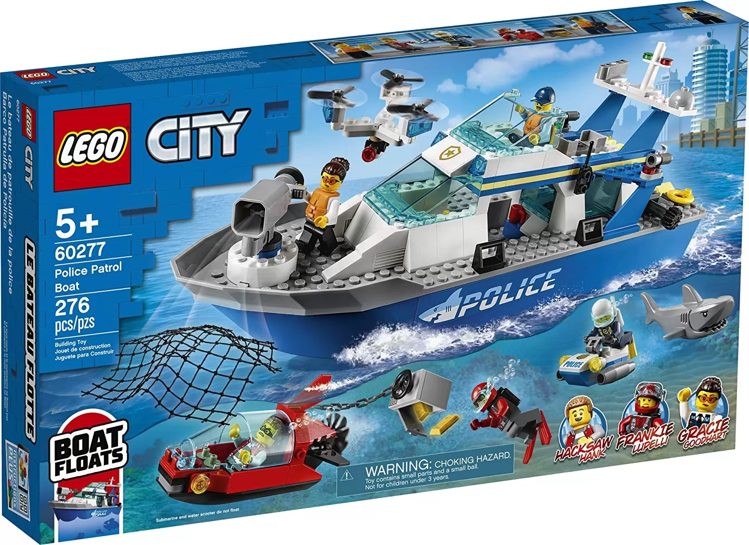 LEGO CITY NAVA DE PATRULARE A POLITIEI 60277