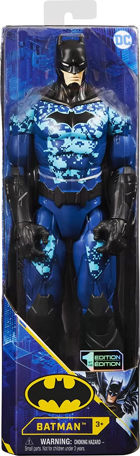 BATMAN FIGURINA 30CM CU COSTUM BLUE EDITIE LIMITATA