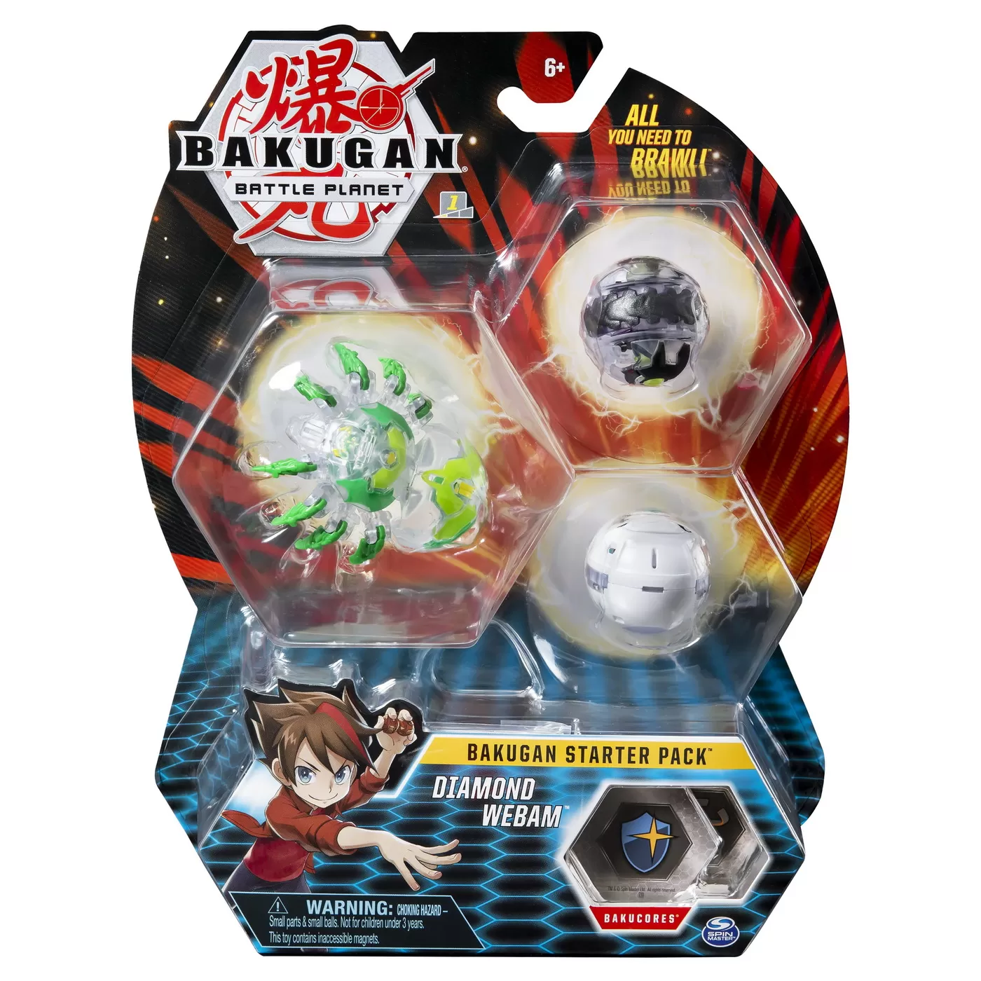 BAKUGAN PACHET START DIAMOND WEBAM