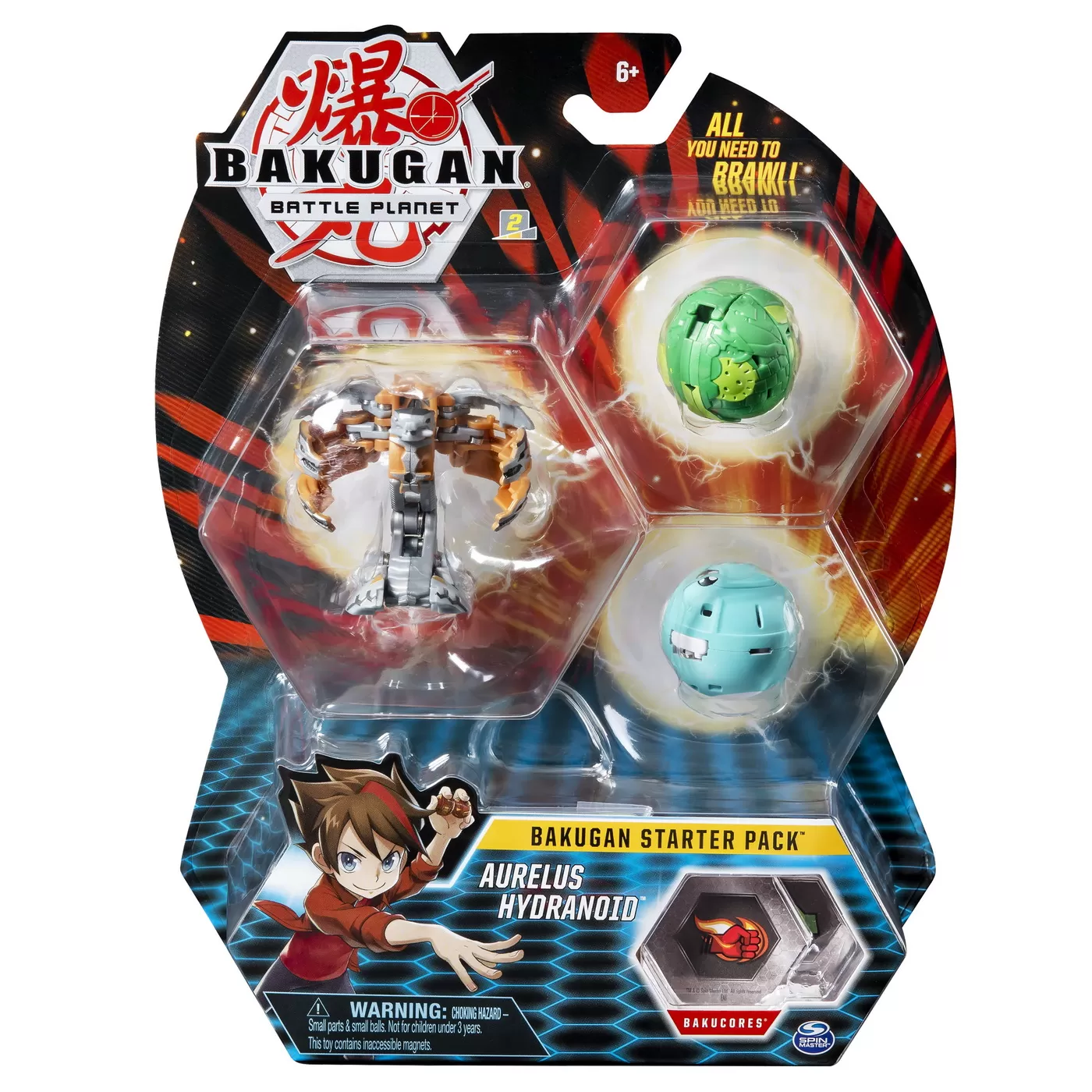 BAKUGAN PACHET START AURELUS HYDRANOID