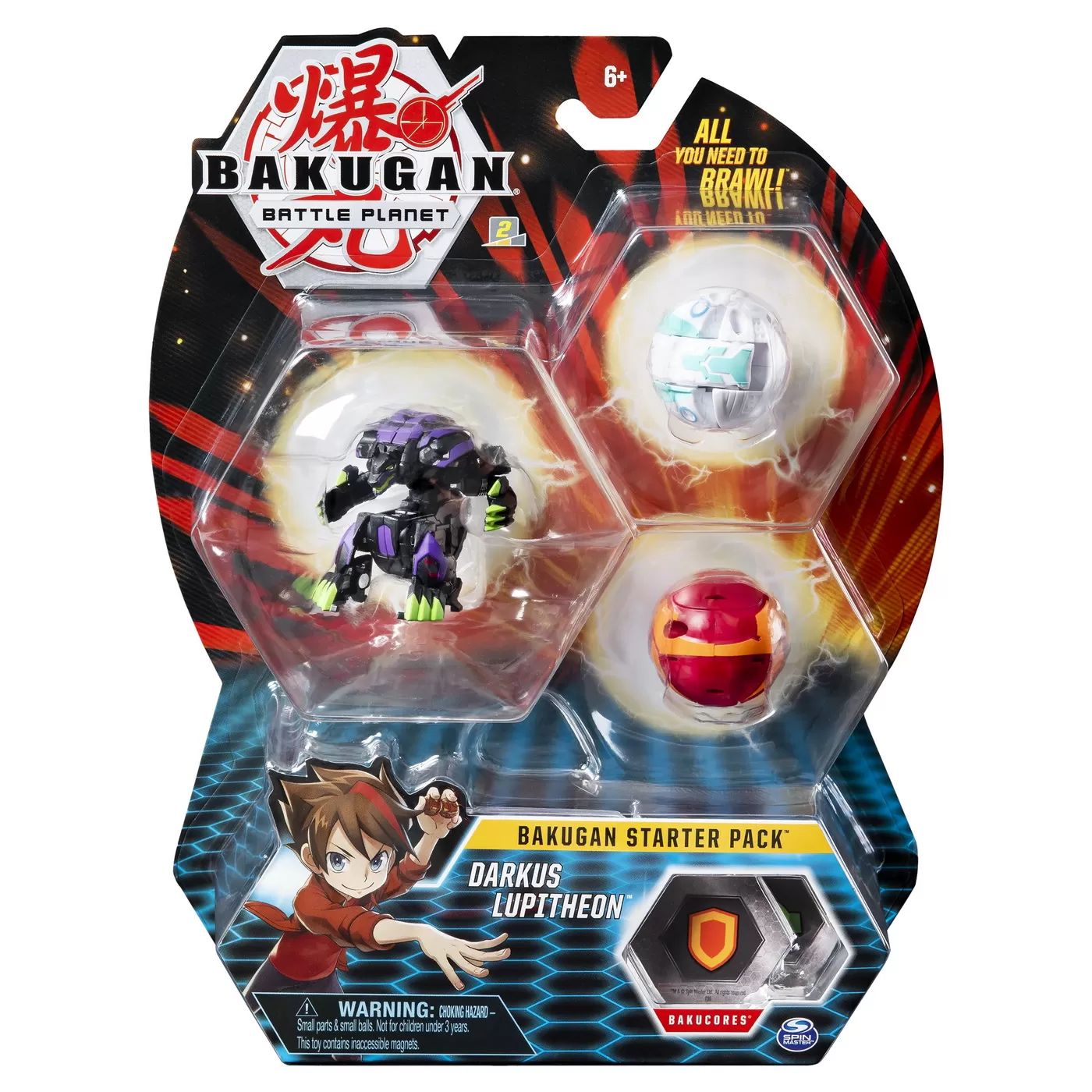 BAKUGAN PACHET START DARKUS LUPITHEON