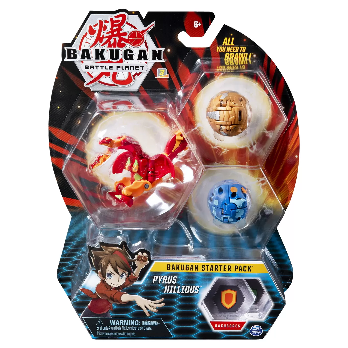 BAKUGAN PACHET START PYRUS NILLIOUS