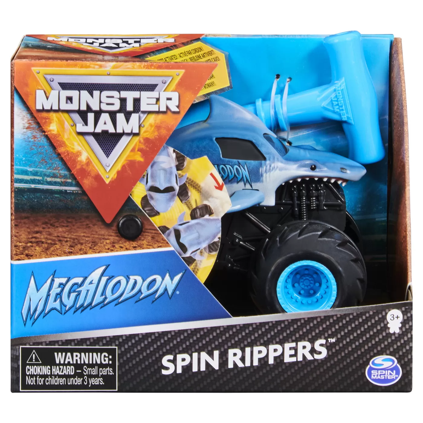 MONSTER JAM MEGALODON SERIA SPIN RIPPERS SCARA 1 LA 43