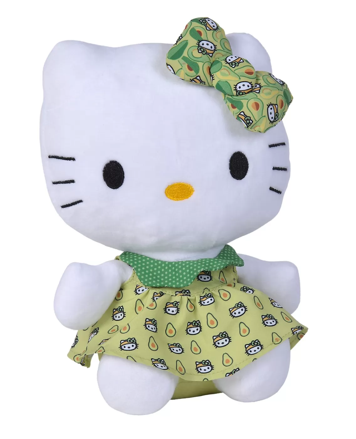 HELLO KITTY PLUS CU ROCHITA VERDE 25CM