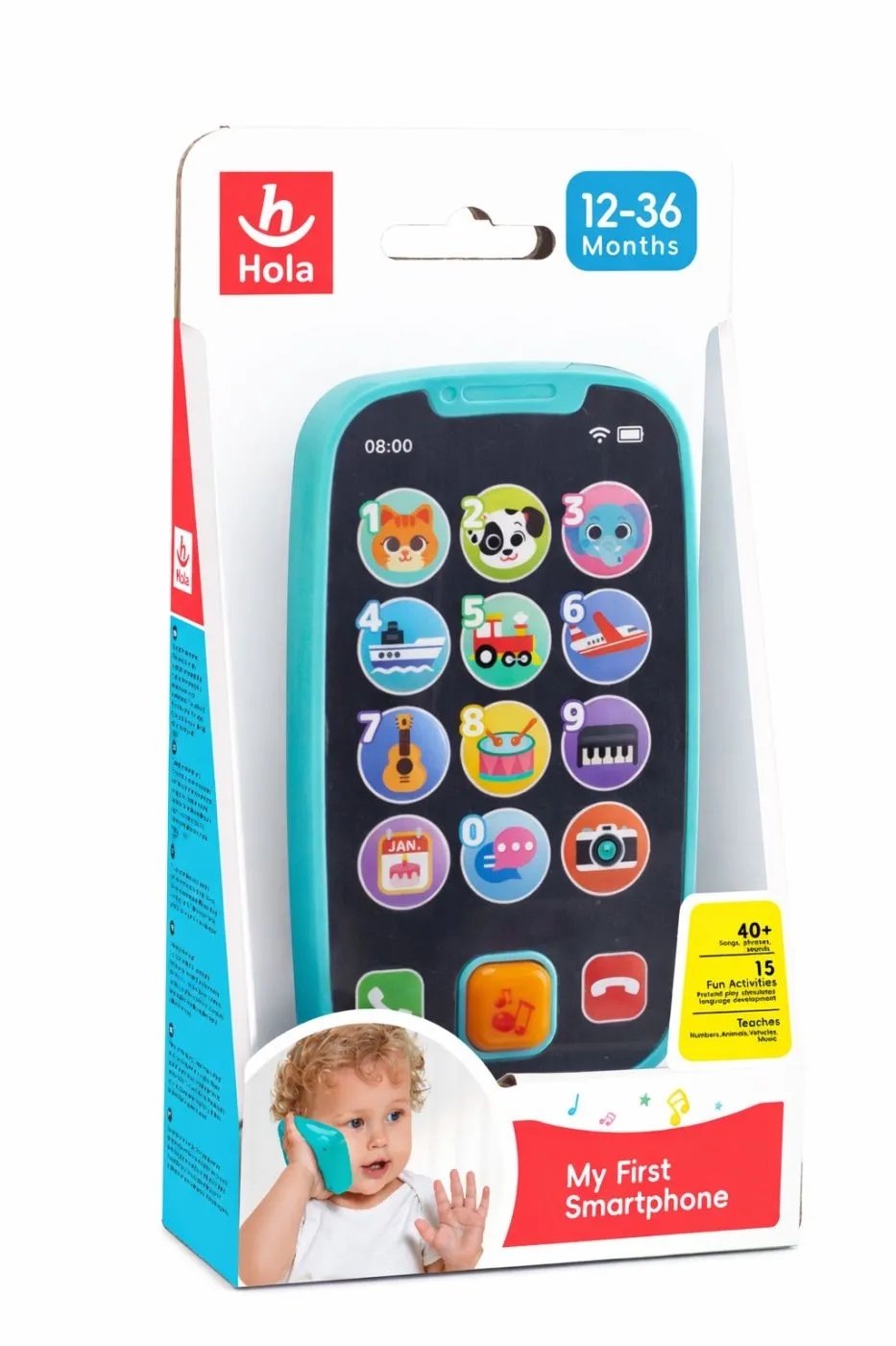 PRIMUL MEU TELEFON SMART ALBASTRU CU MUZICA SI LUMINI