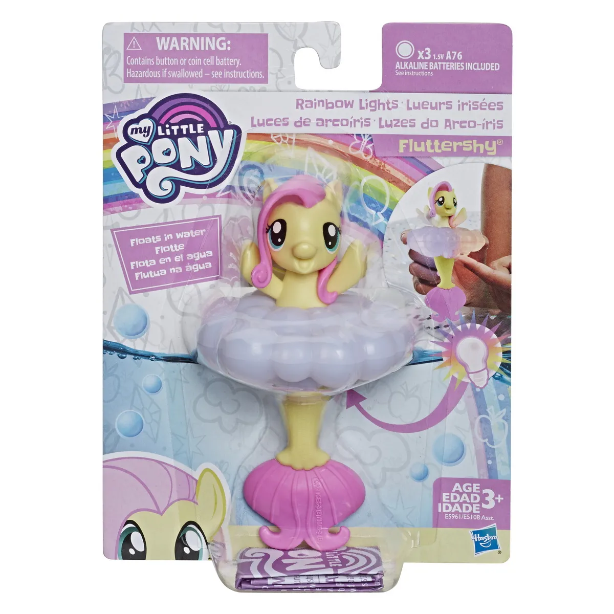 PONEI SIRENA FLUTTERSHY CU LUMINI CURCUBEU