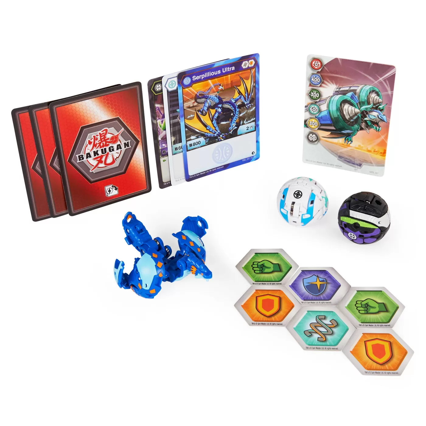 BAKUGAN S3 PACHET STARTER SERPILLIOUS ULTRA, AURATOA SI NINJITON