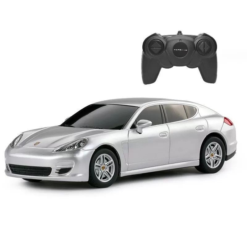 MASINA CU TELECOMANDA PORSCHE PANAMERA ARGINTIU CU SCARA 1 LA 24